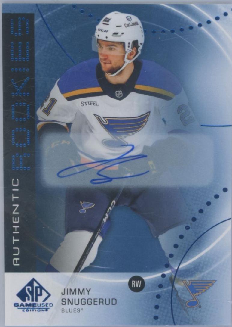 Jimmy Snuggerud [Blue Autograph] #AR-SN