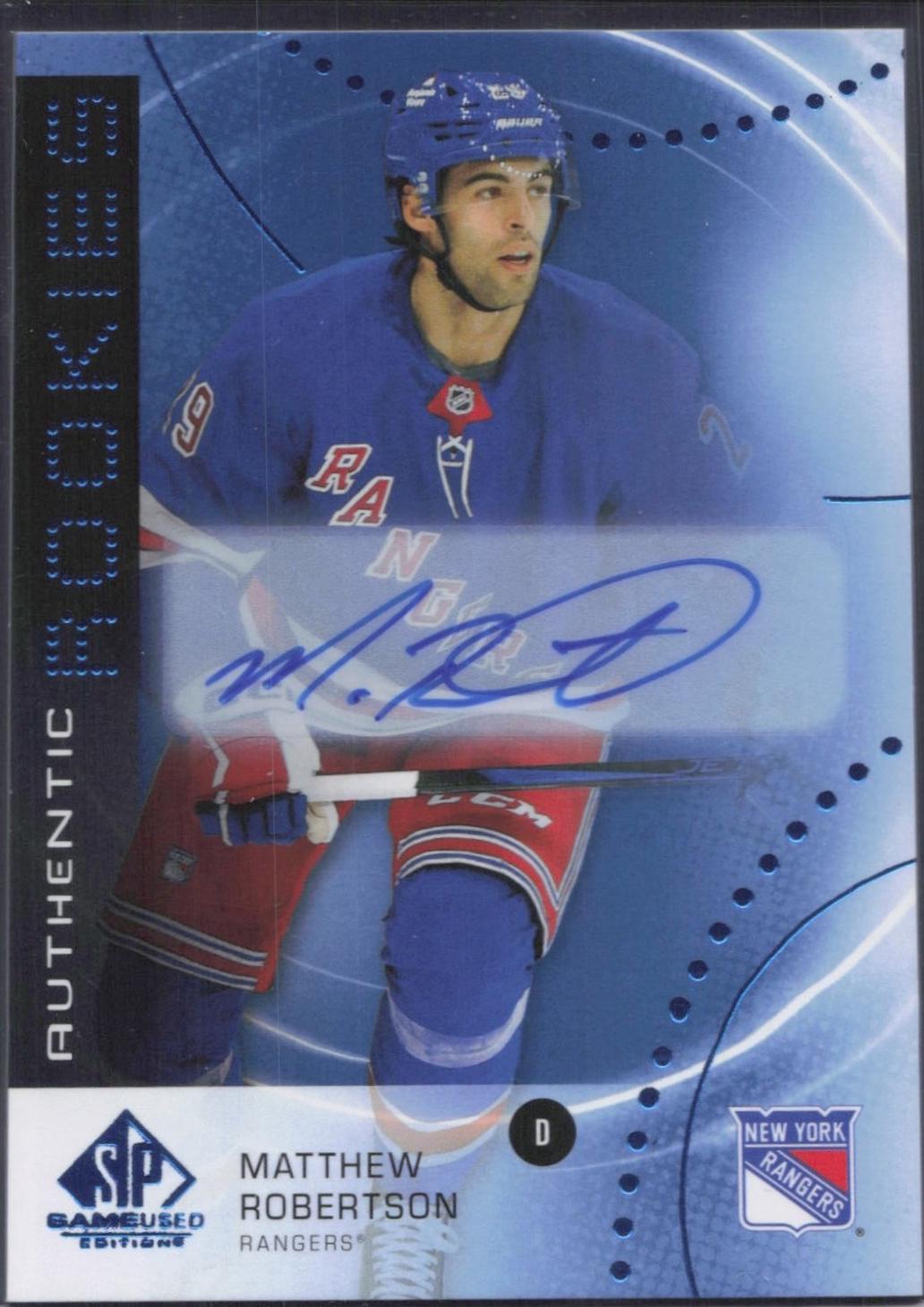 Matthew Robertson [Blue Autograph] #AR-MR