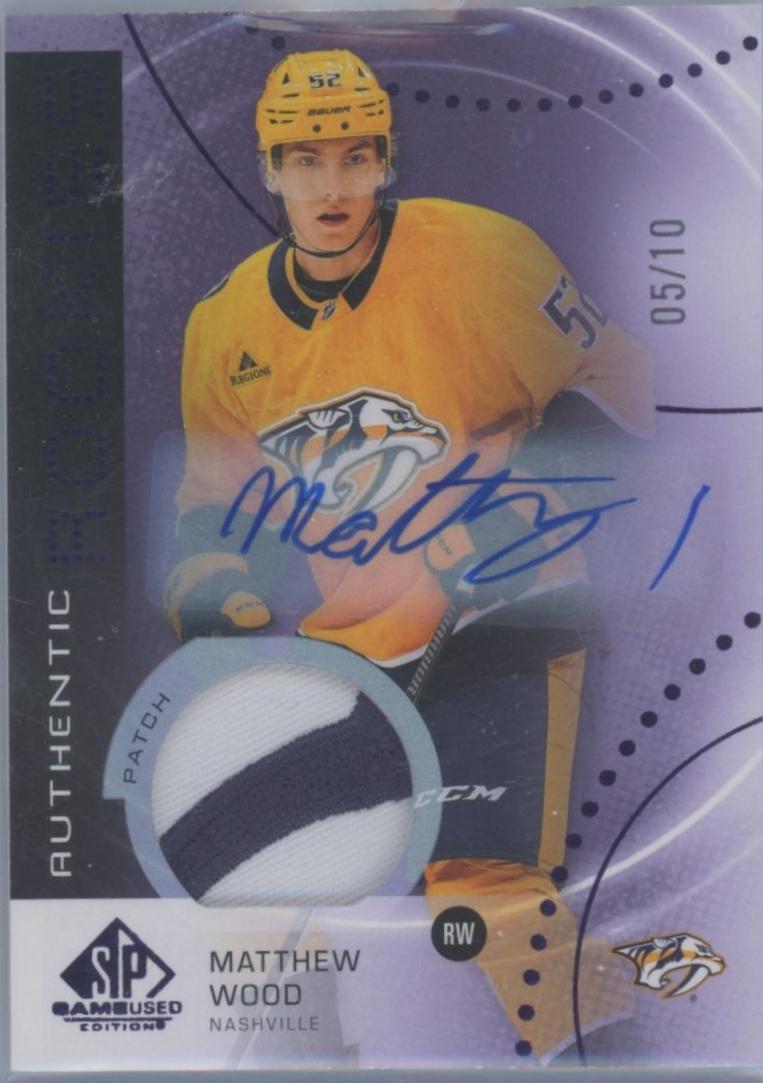Matthew Wood [Purple Autograph Patch] #AR-MW