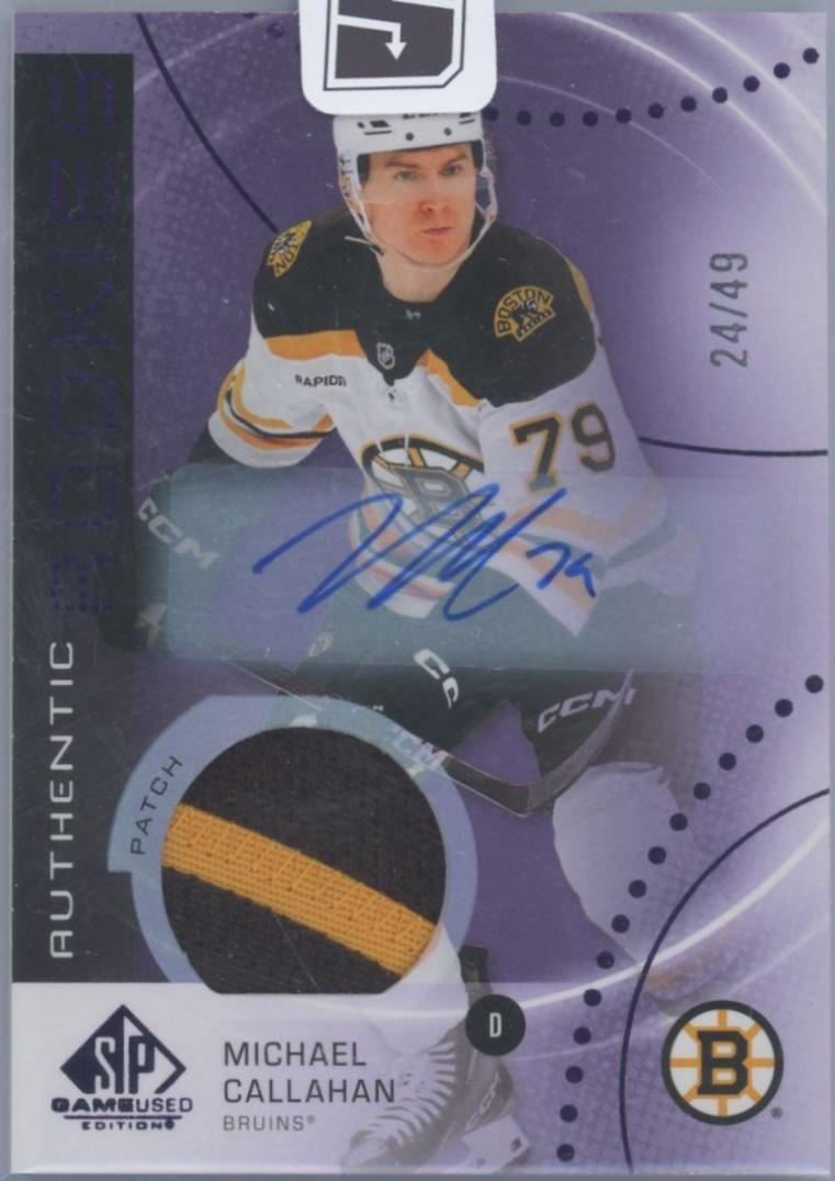 Michael Callahan [Purple Autograph Patch] #AR-MC