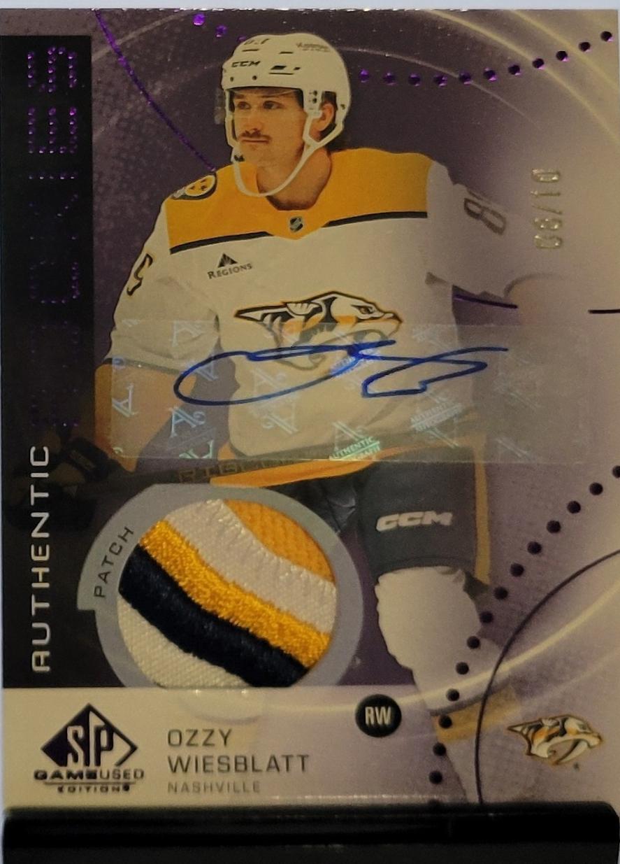 Ozzy Wiesblatt [Purple Autograph Patch] #AR-OW