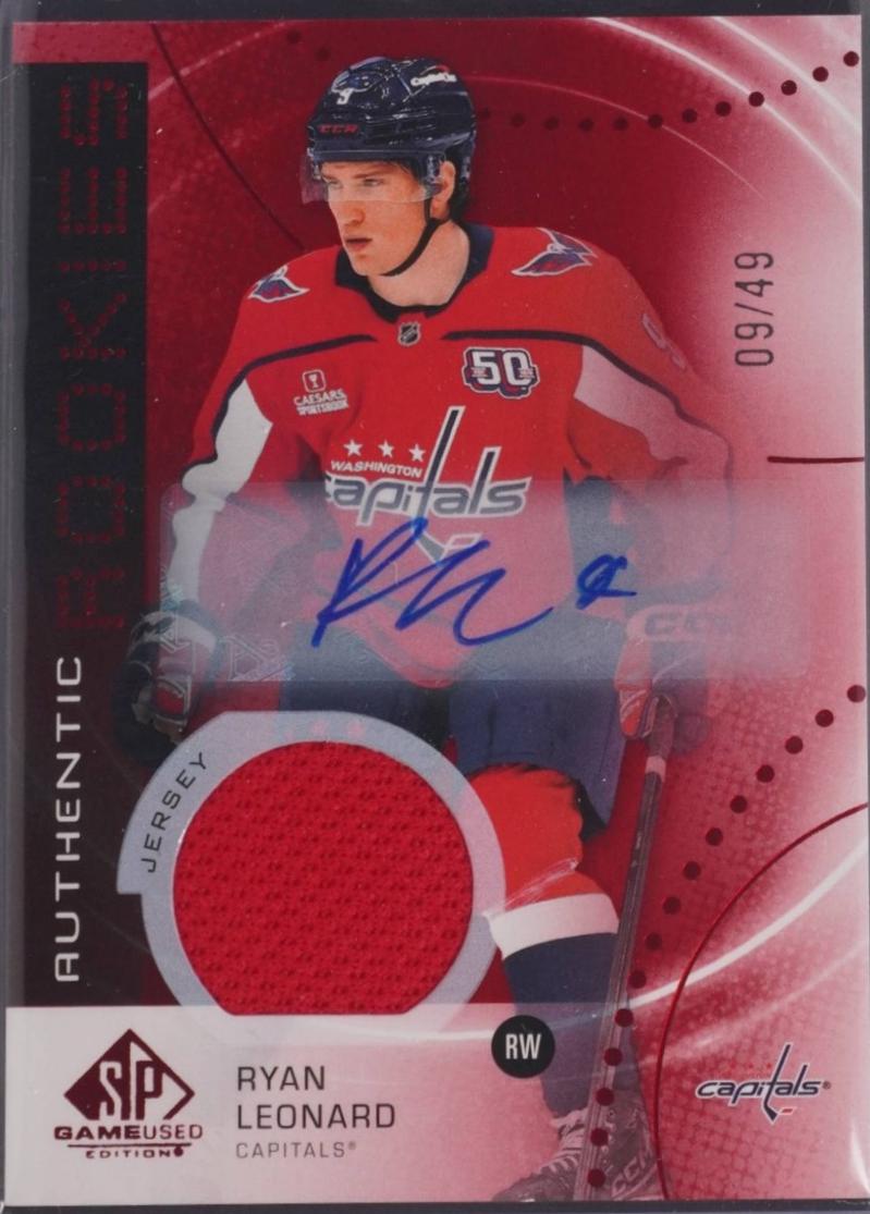 Ryan Leonard [Red Autograph Jersey] #AR-RL