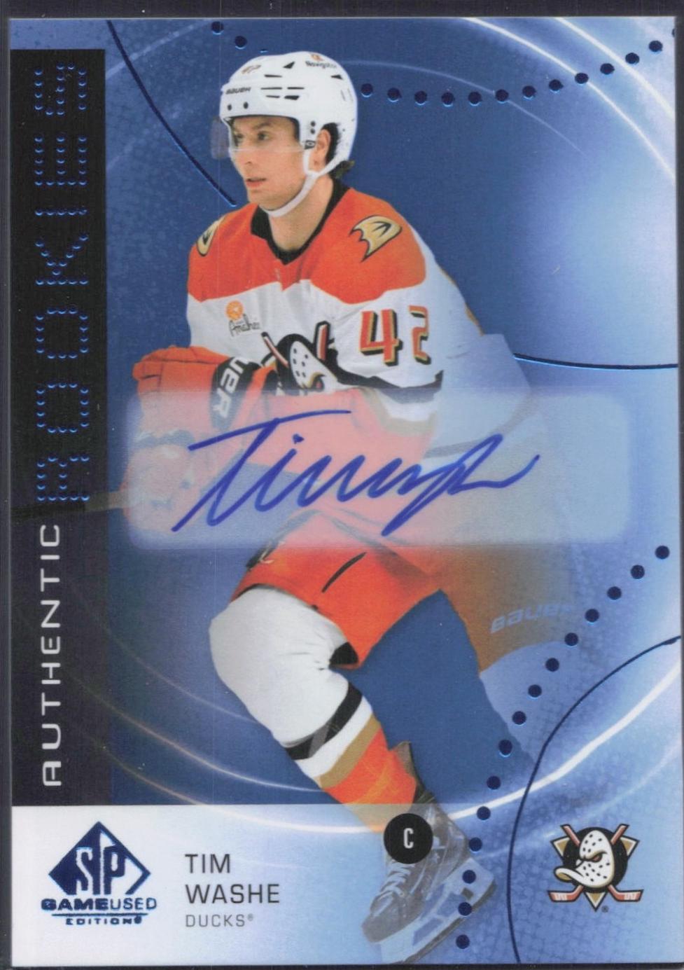 Tim Washe [Blue Autograph] #AR-TW