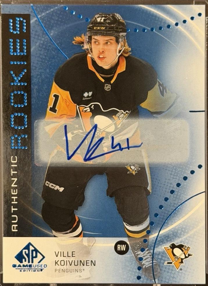 Ville Koivunen [Blue Autograph] #AR-VK