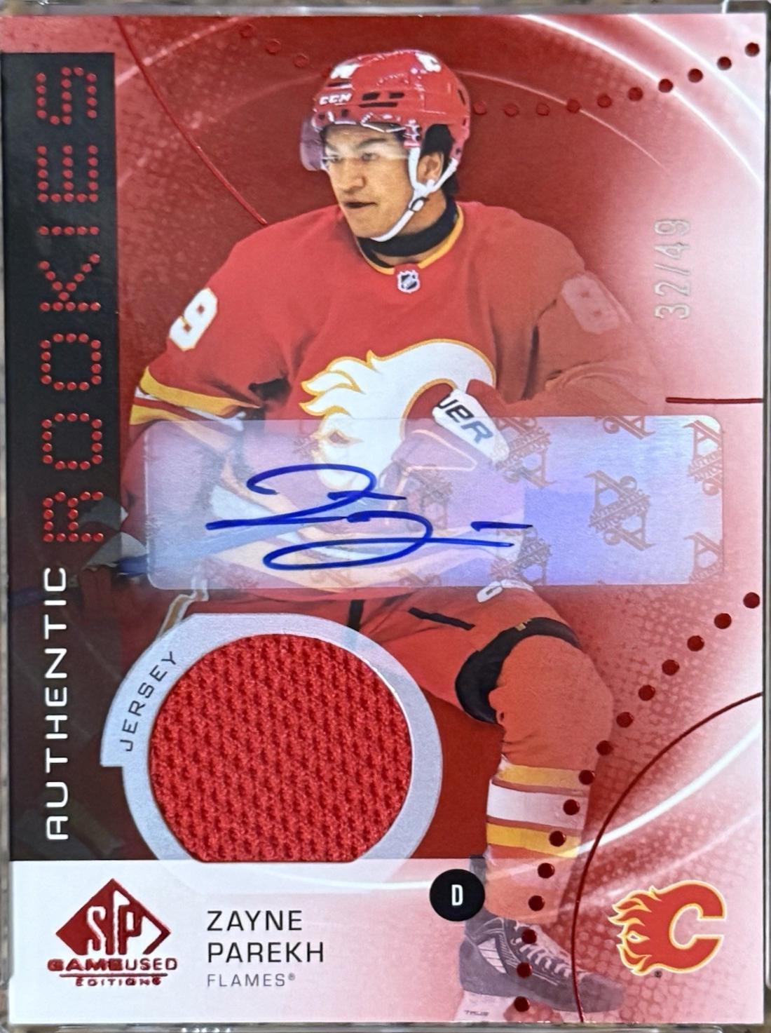 Zayne Parekh [Red Autograph Jersey] #AR-ZP