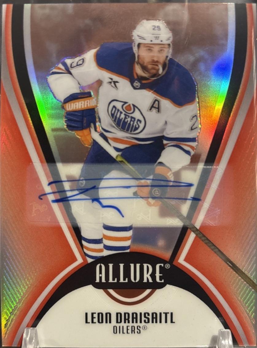 Leon Draisaitl [Red Rainbow Autograph] #33