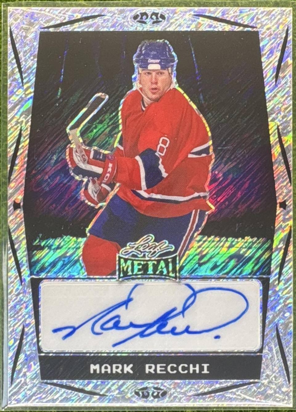 Mark Recchi [Silver Diagonal Shimmer] #BA-MR2
