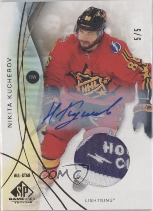 Nikita Kucherov [Gold Auto Premium Memorabilia] #123