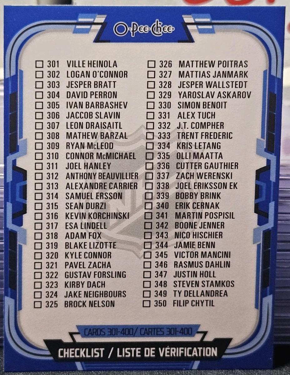 Checklist [Blue Border] #400