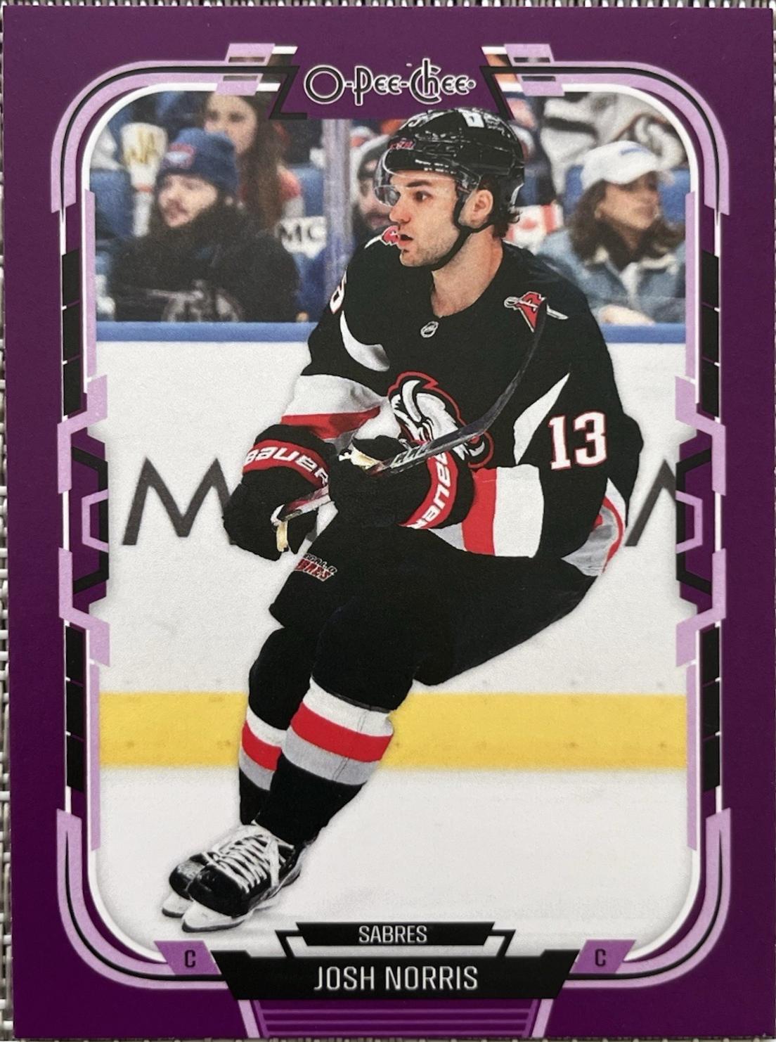 Josh Norris [Purple Border] #221