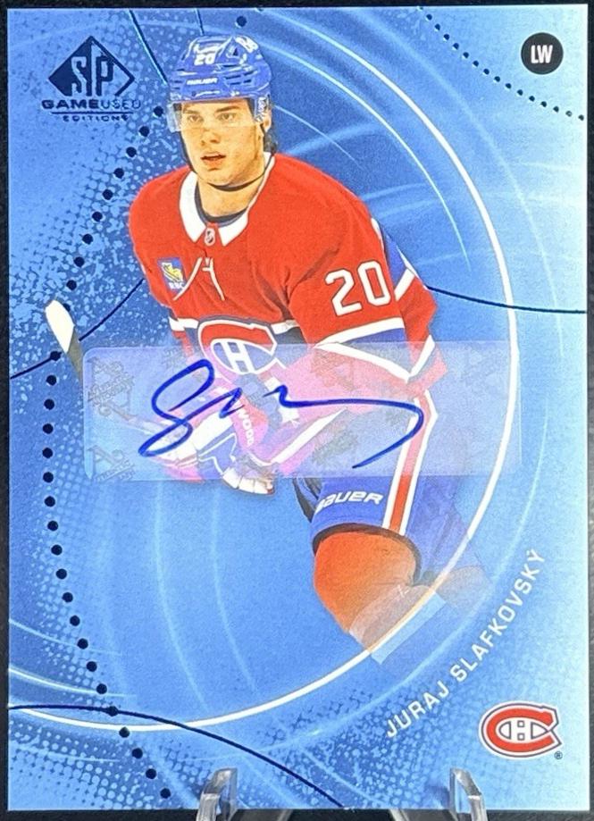 Juraj Slafkovsky [Blue Autograph] #196