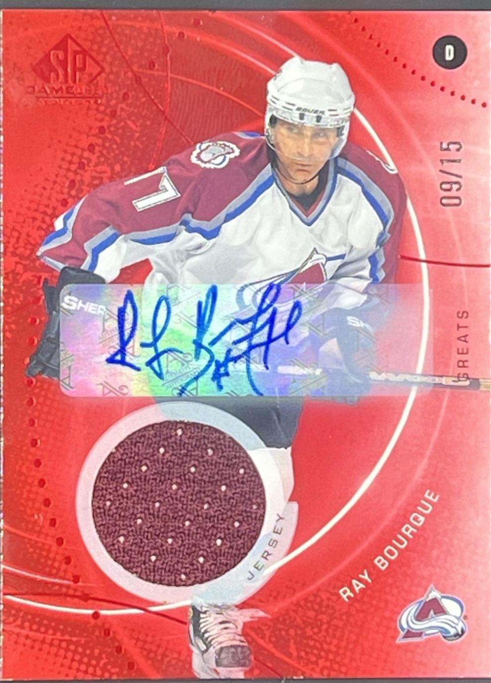 Ray Bourque [Red Auto Jersey] #52