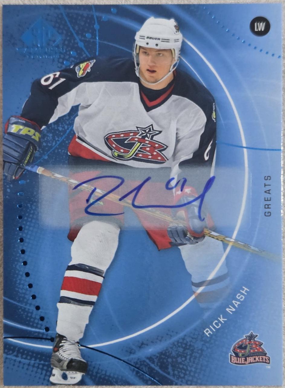 Rick Nash [Blue Autograph] #131