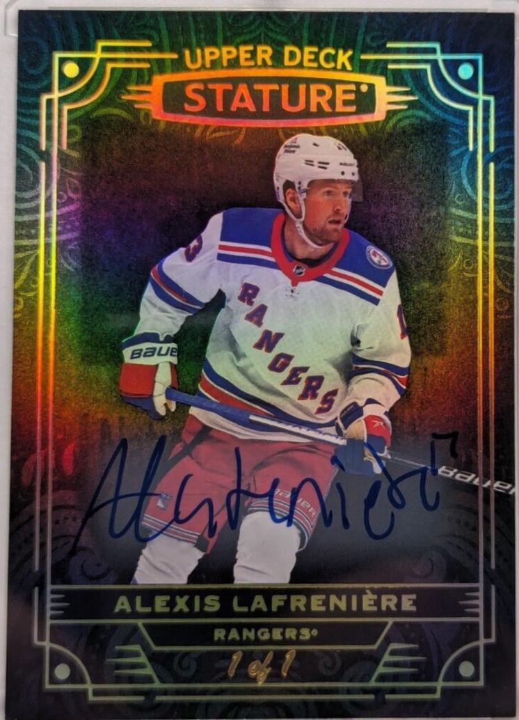 Alexis Lafreniere [Black Autograph] #78
