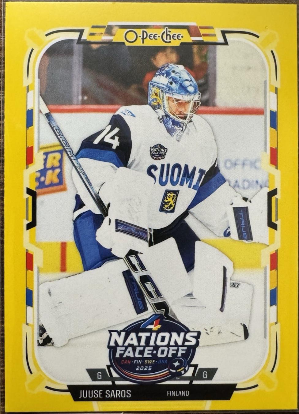 Juuse Saros [Yellow Border] #521