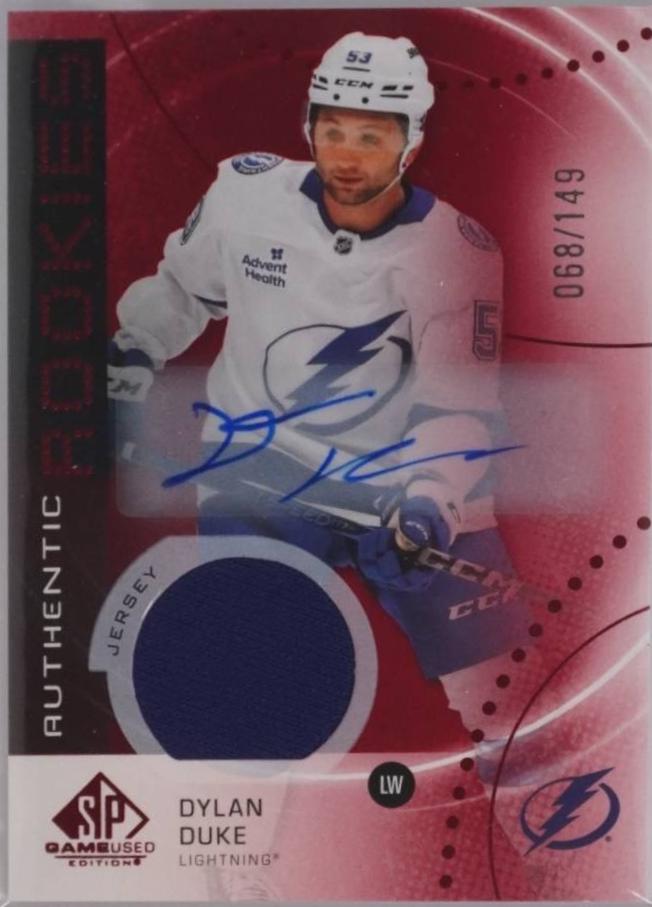 Dylan Duke [Red Autograph Jersey] #AR-DD