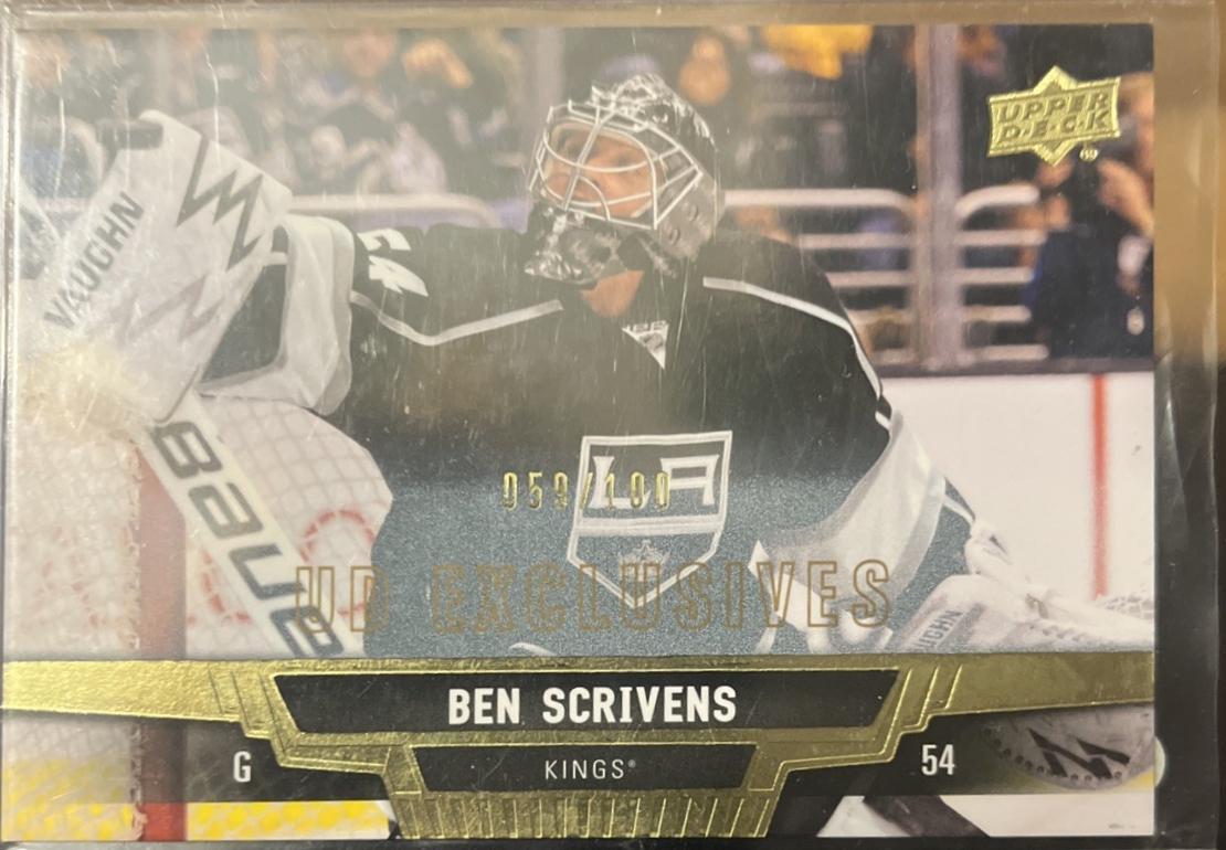 Ben Scrivens [UD Exclusives] #268