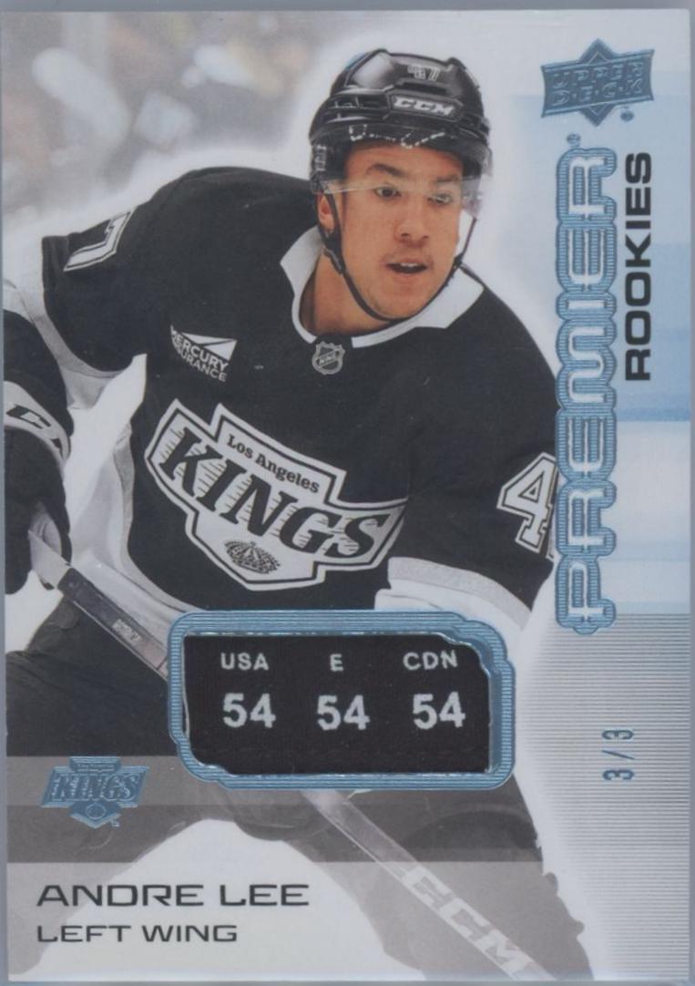 Andre Lee [Platinum Blue Autograph] #125