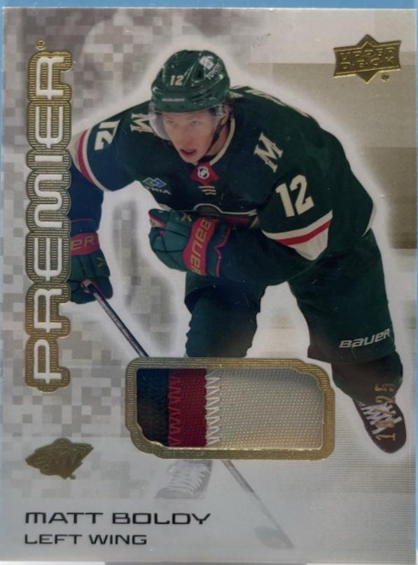 Matt Boldy [Gold Premium Memorabilia] #35