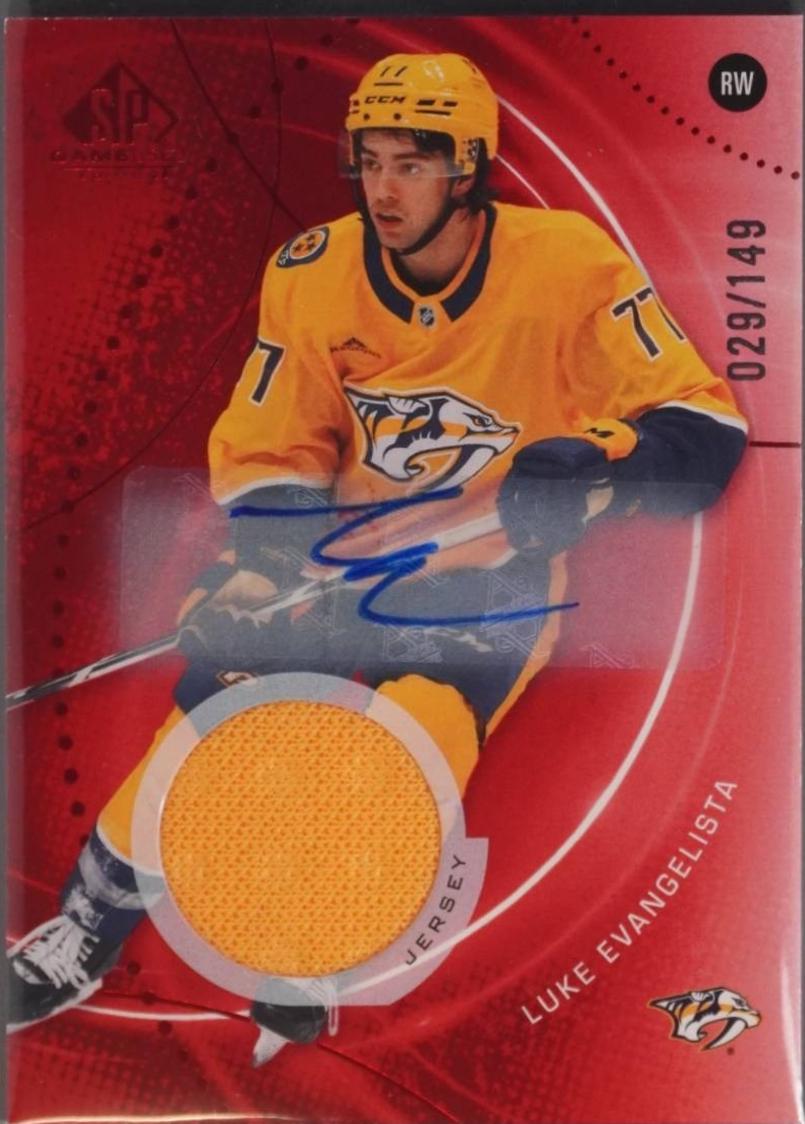 Luke Evangelista [Red Auto Jersey] #127