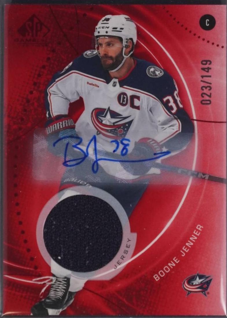 Boone Jenner [Red Auto Jersey] #79