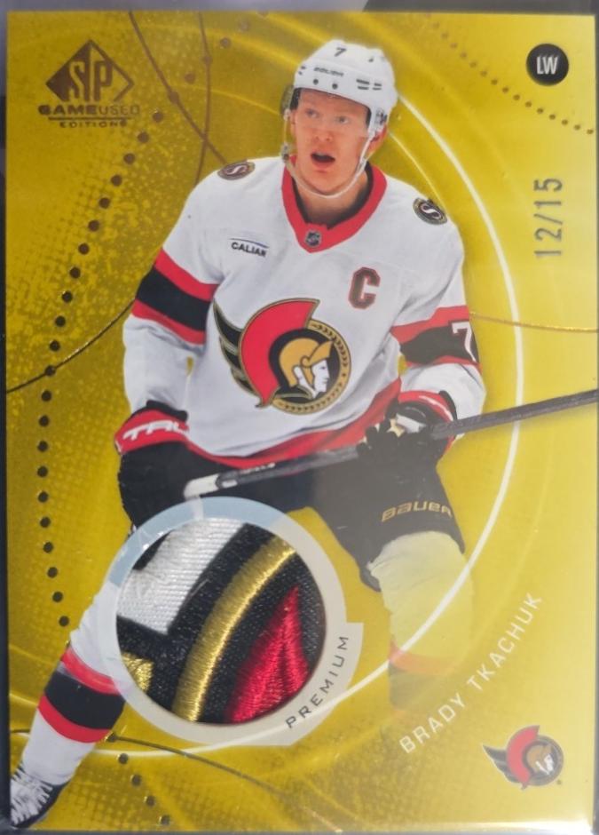 Brady Tkachuk [Gold Premium Memorabilia] #197