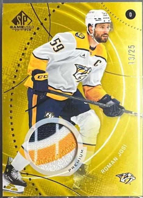 Roman Josi [Gold Premium Memorabilia] #174