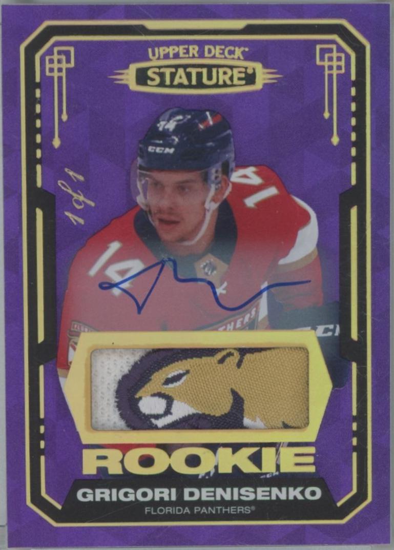 Grigori Denisenko [Design Variant Autograph Material Purple] #119