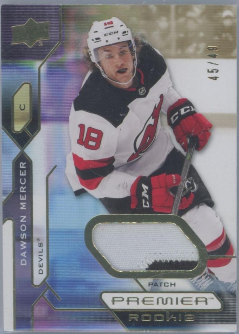 Dawson Mercer [Premium Memorabilia Patch Jersey] #110