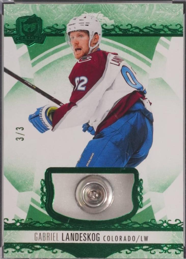 Gabriel Landeskog [Green Foil Button] #76