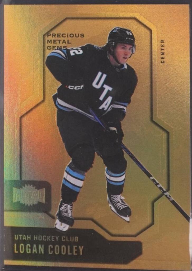 Logan Cooley [Gold Precious Metal Gems] #81