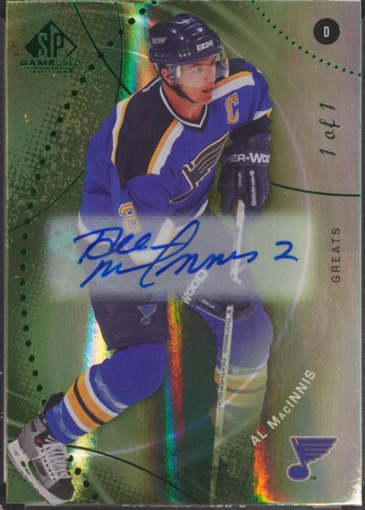 Al MacInnis [Green Autograph] #7