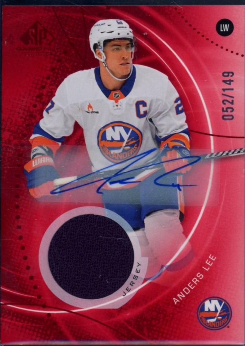 Anders Lee [Red Auto Jersey] #119