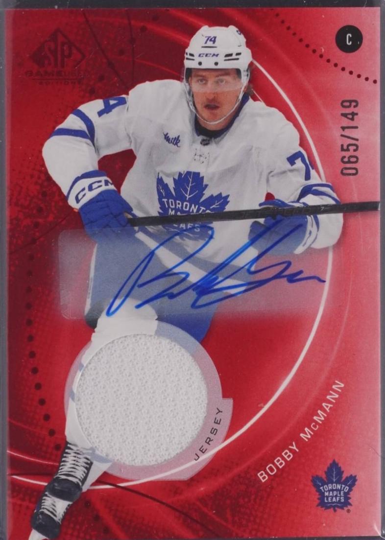 Bobby McMann [Red Auto Jersey] #35