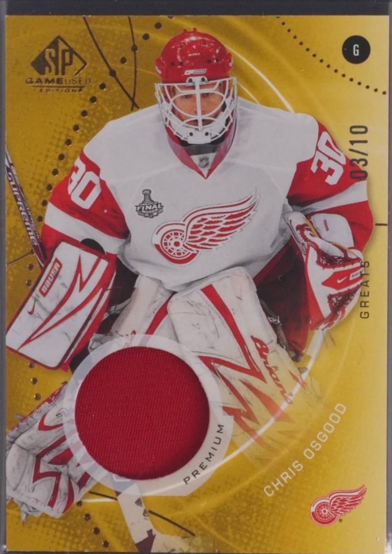 Chris Osgood [Gold Premium Memorabilia] #155