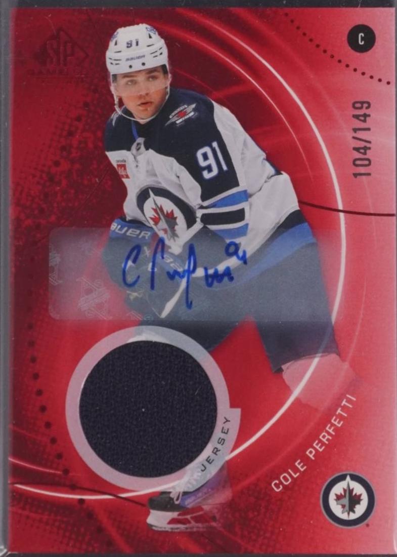 Cole Perfetti [Red Auto Jersey] #130