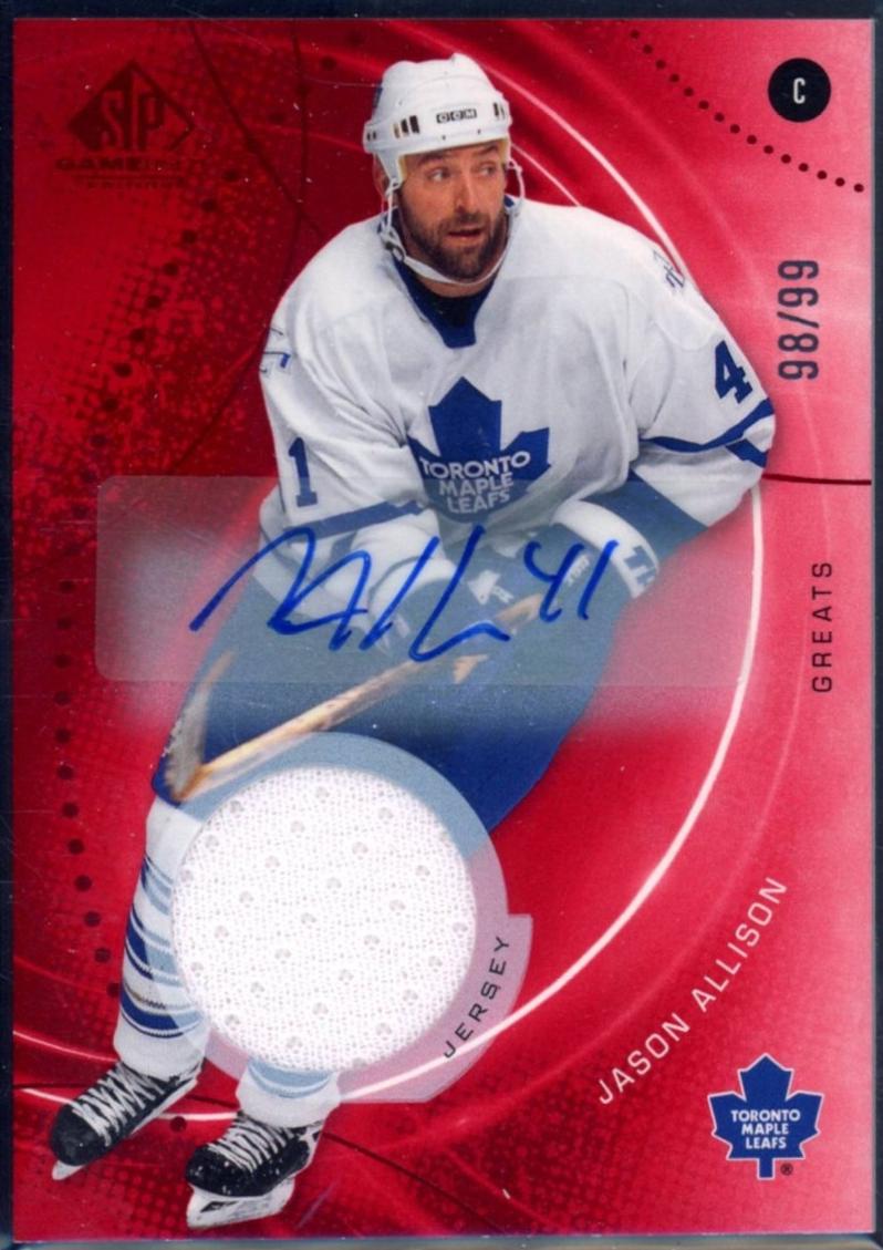 Jason Allison [Red Auto Jersey] #84