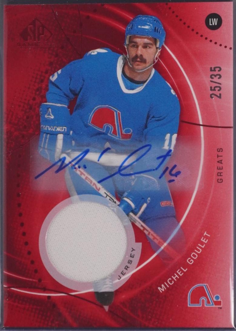 Michel Goulet [Red Auto Jersey] #147