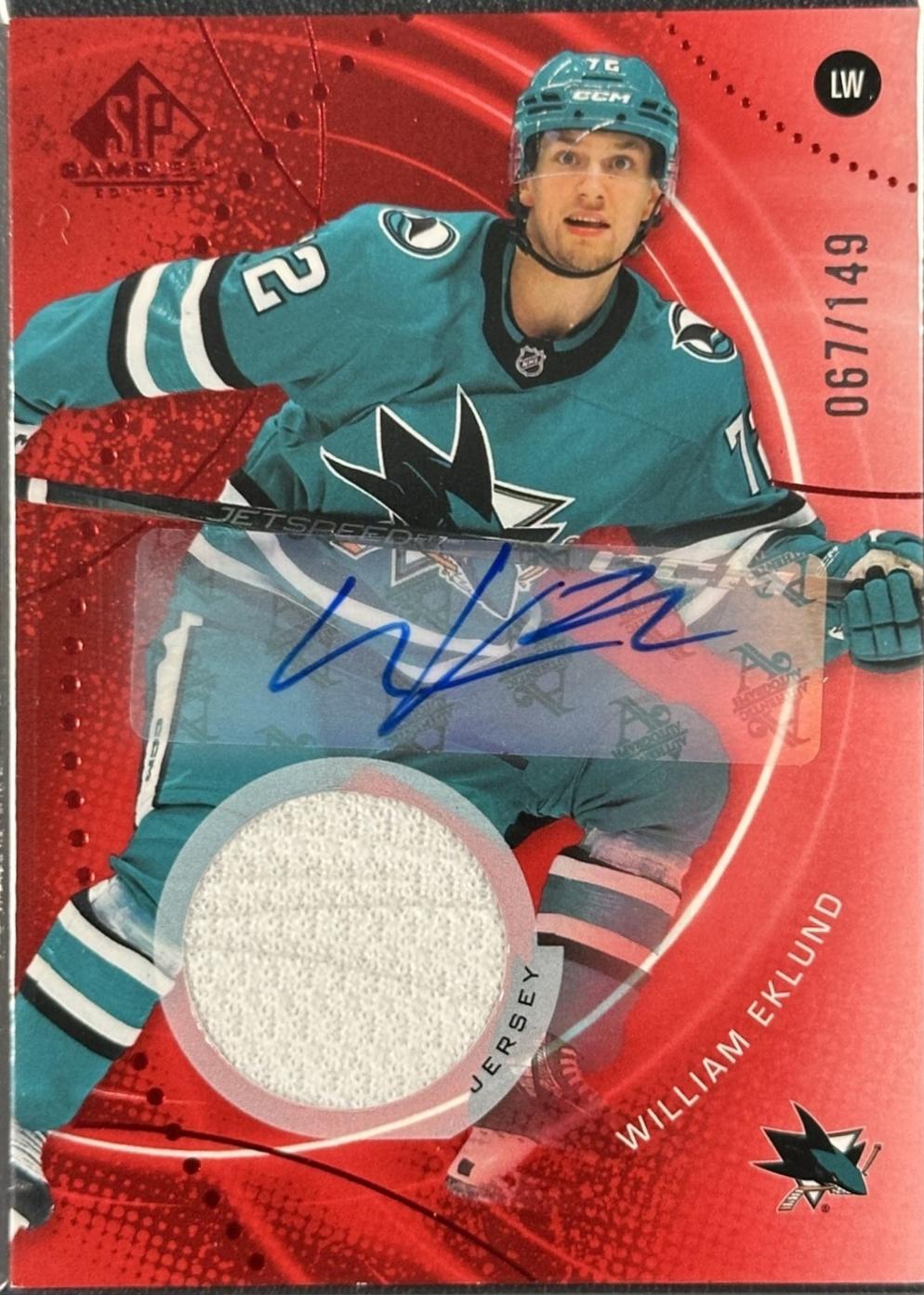 William Eklund [Red Auto Jersey] #120