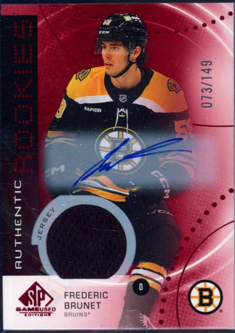 Frederic Brunet [Red Autograph Jersey] #AR-FB