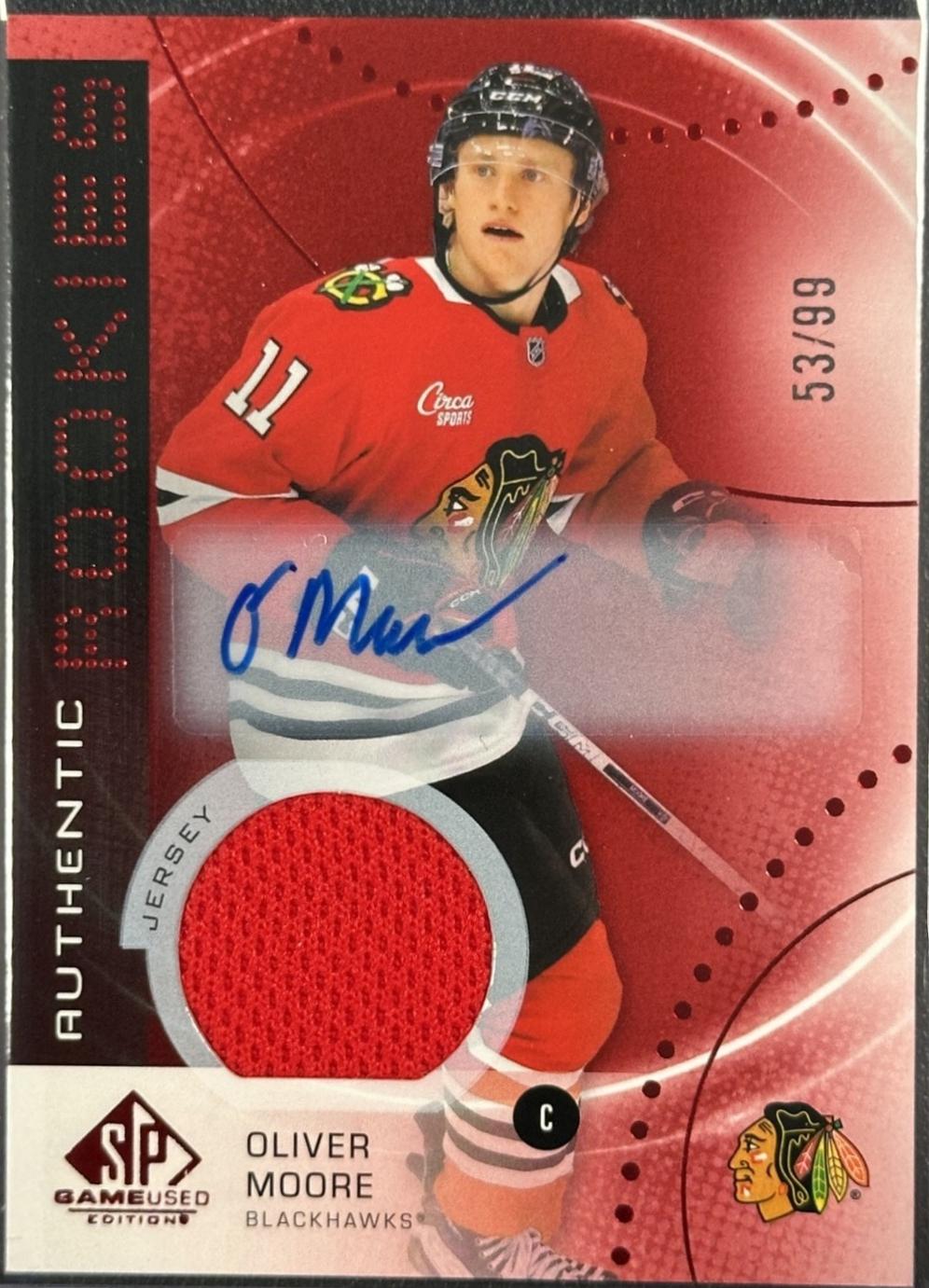 Oliver Moore [Red Autograph Jersey] #AR-OM
