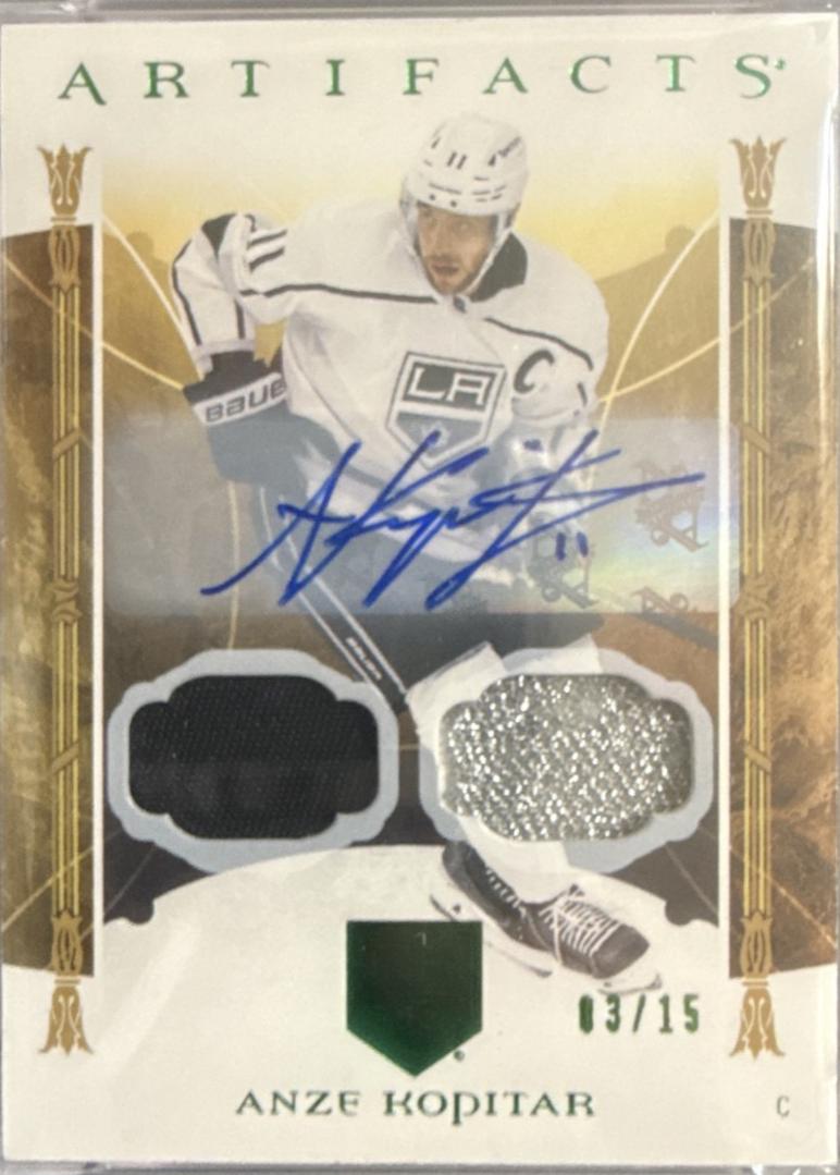 Anze Kopitar [Autograph Material Emerald] #125