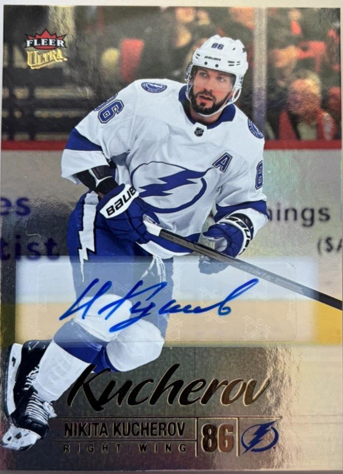 Nikita Kucherov [Rainbow Foil Autograph] #50