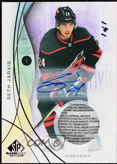 Seth Jarvis [Purple Auto Sponsor Logo Patch] #99