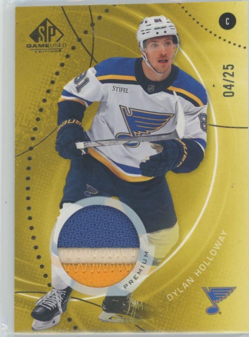 Dylan Holloway [Gold Premium Memorabilia] #5