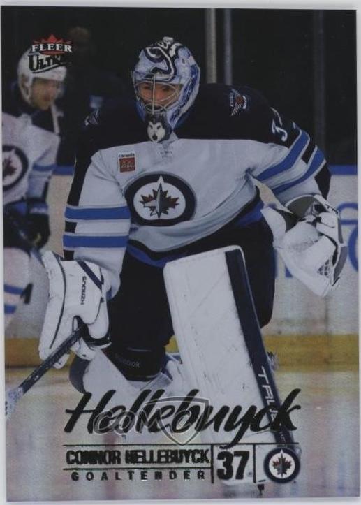 Connor Hellebuyck [Rainbow Foil Autograph] #107