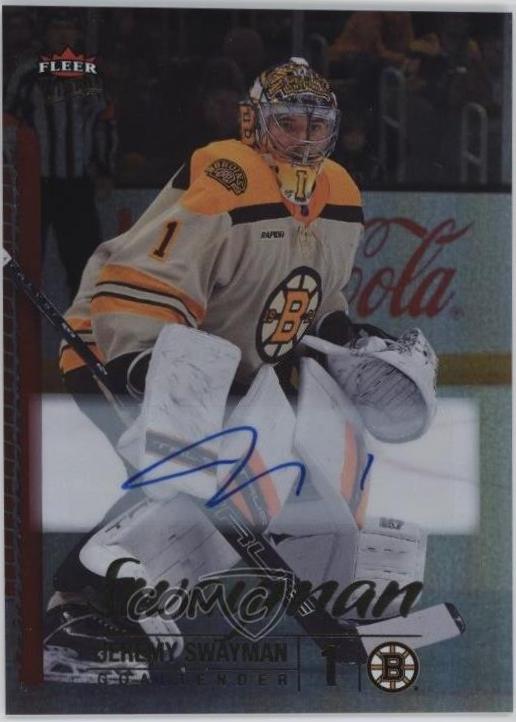 Jeremy Swayman [Rainbow Foil Autograph] #30