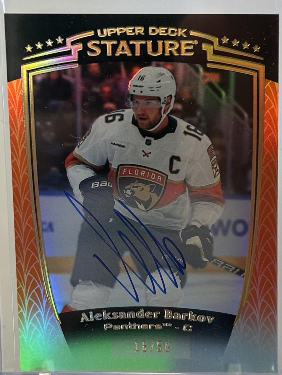 Aleksander Barkov [Orange Autograph] #2