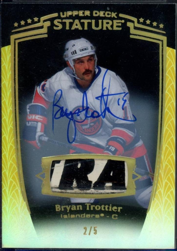 Bryan Trottier [Gold Autograph Memorabilia] #28