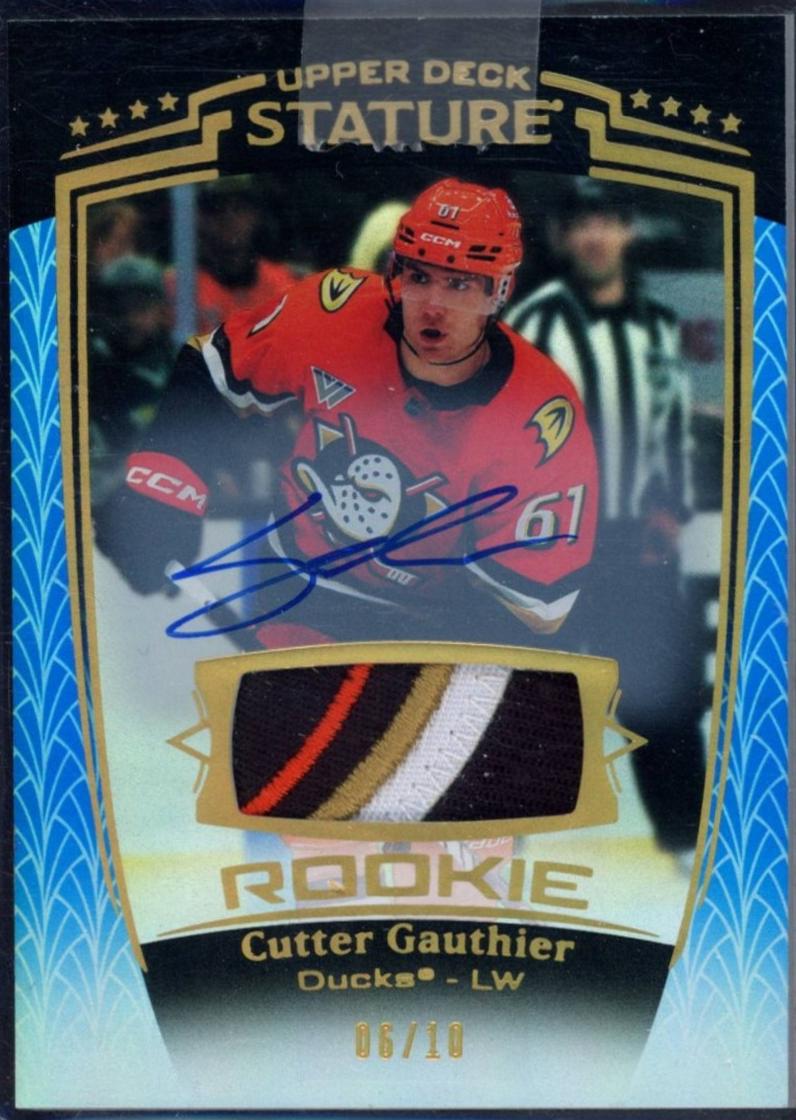 Cutter Gauthier [Blue Autograph Memorabilia] #38